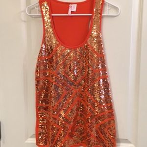6 Degrees sequined tank